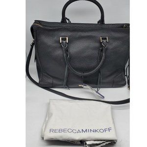 Rebecca Minkoff Large Regan Satchel Tote Black